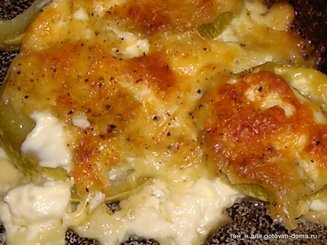 Кабачки  с сыром
