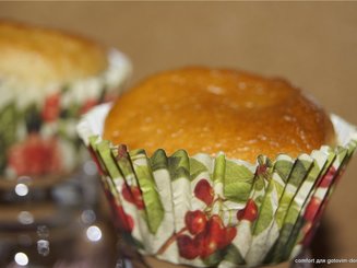 Банановые маффины с кусочками шоколада