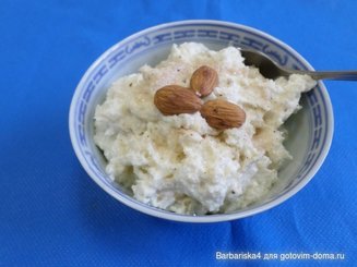 Творог с бананом