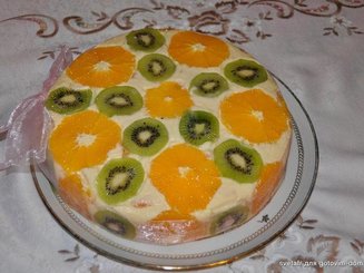 Перевернутый апельсиновый торт