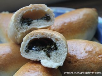 Булочки-сердечки с тунцом