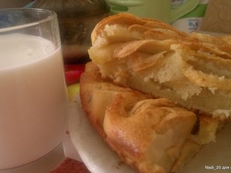 Шарлотка "Яблочное солнышко"