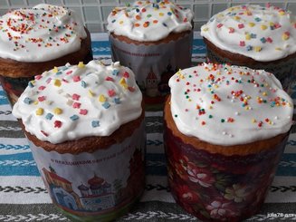 Легкий и очень нежный пасхальный кулич
