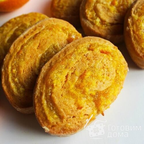 Печенье с апельсиновой начинкой