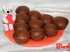 Шоколадно-кофейные кексы с вишней