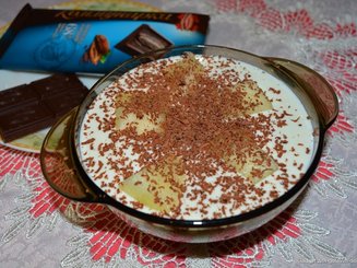 Творог с бананом