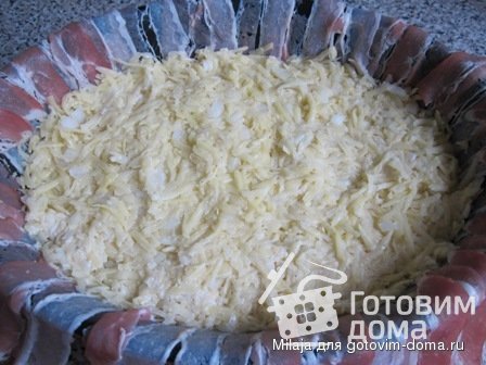 Картофельно-мясная запеканка с беконом и сыром фото к рецепту 4
