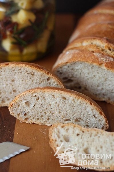 Пшеничный хлеб на ржаной закваске фото к рецепту 6