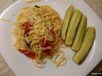 One Pan Pasta (паста и соус в одной сковороде)