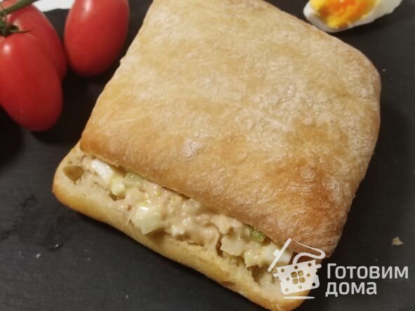 Сендвич с тунцом TUNA SALAD SANDWICH+Мелт фото к рецепту 3