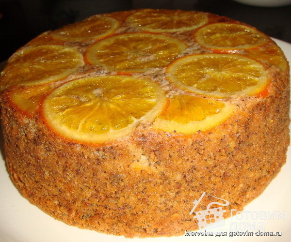 Апельсиновый торт с маком фото к рецепту 3