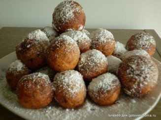 Творожные пончики