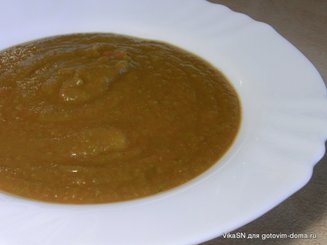 Суп-пюре с овощами и грибами (без масла)