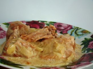 Томлёная телятина "По-купечески"