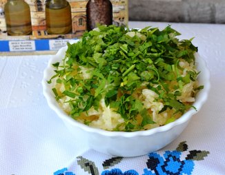 Классический еврейский салат из редьки (парве/молочное/мясное)
