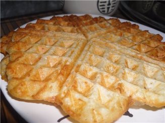 Драники в вафельнице