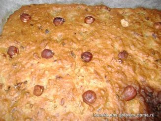 Печенье с финиками, грушами и орехами
