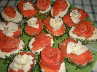 Праздничные бутерброды
