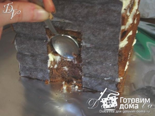 Торт &quot;Шоколадная избушка&quot; фото к рецепту 21
