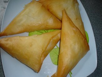 Индийское пироженое (с бананом и белым шоколадом)