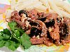 Мясное рагу с грибами и орехами