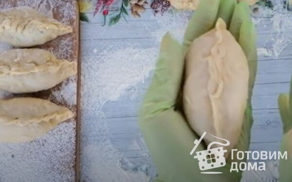 Постные пирожки на отваре с картошкой и грибами фото к рецепту 5