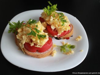 Smørrebrød - Бутерброд с яйцом и сыром
