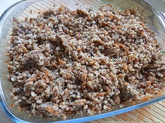 Гречка с мясом по-купечески