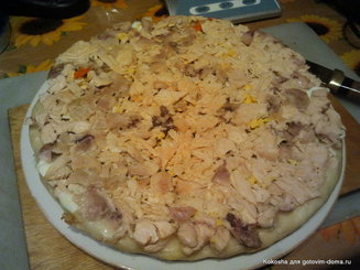 Необычный куриный пирог