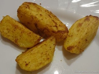 Картофель карри запечённый