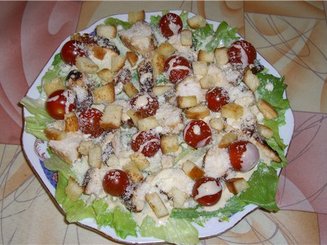 Салат "Цезарь" с курицей