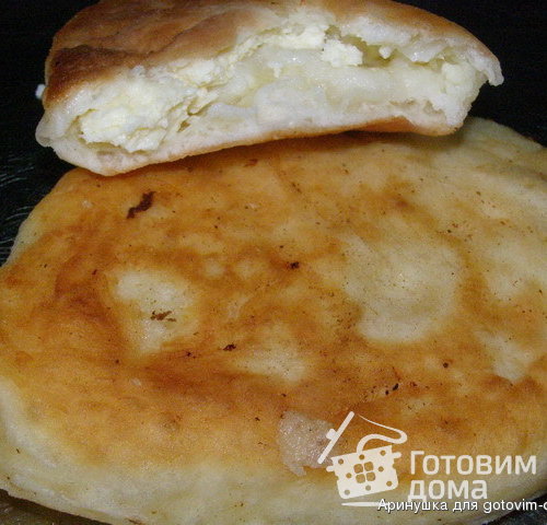 Пирожки с творогом (пиріжки з сиром)