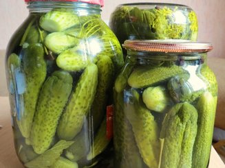 "Детские" маринованные огурчики
