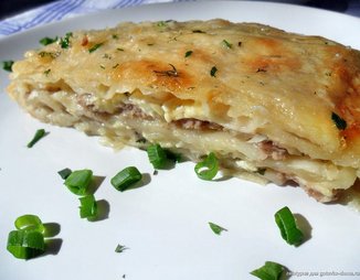 Бурек по-сербски (с мясом и сыром)