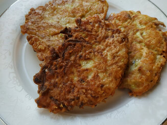 Оладьи из кабачков с сыром