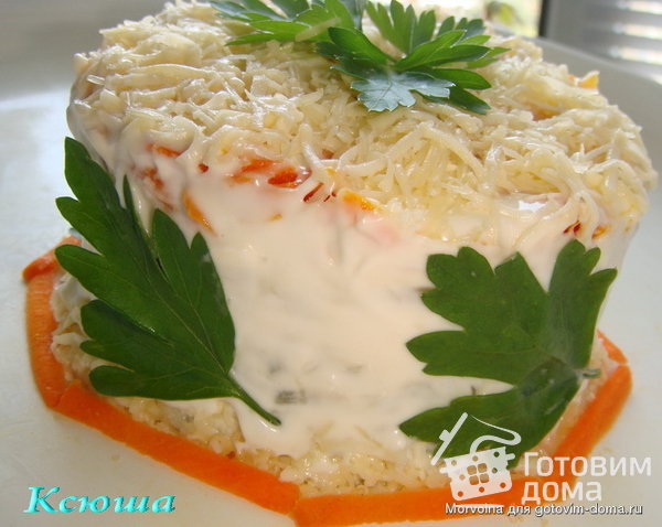 Салат из рыбы с морковкой и луком фото к рецепту 1