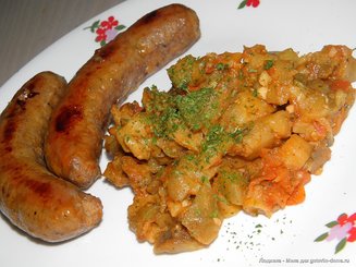 Соте из баклажанов