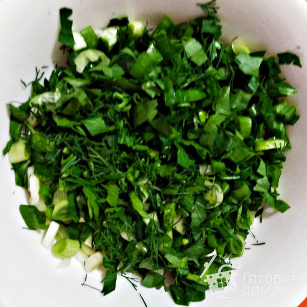 Зелёный салат фото к рецепту 4