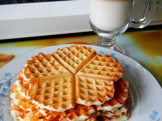 Сырники в вафельнице