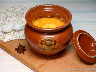 Кукурузная каша с тыквой