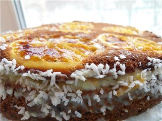 Апельсиновый торт с маком