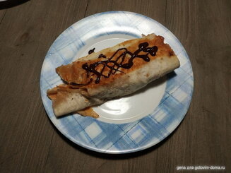 Яблочные рулетики из лаваша