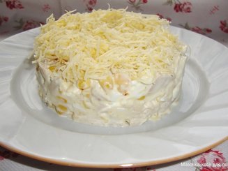 Салат из курицы "Наслаждение вкусом"