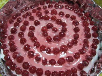 Торт-суфле с клубникой