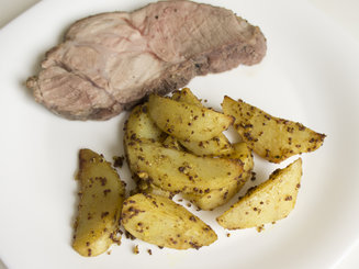 Запеченный картофель с горчицей