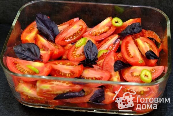 Пикантные маринованные помидоры фото к рецепту 3