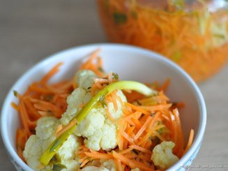 Маринованная цветная капуста по-корейски
