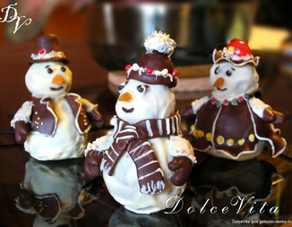 Шоколадные снеговики МК