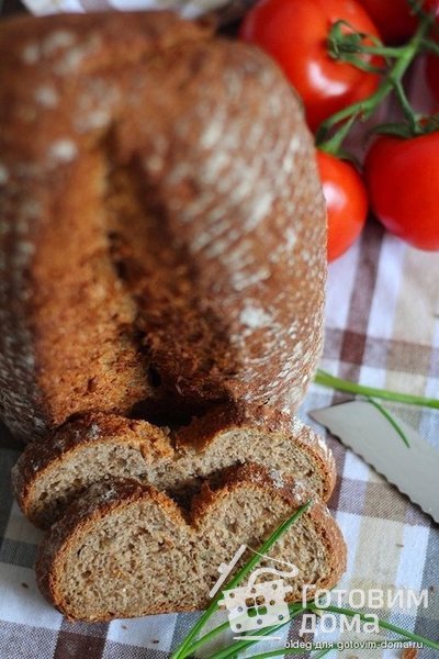 Цельнозерновой дрожжевой хлеб на йогурте фото к рецепту 3