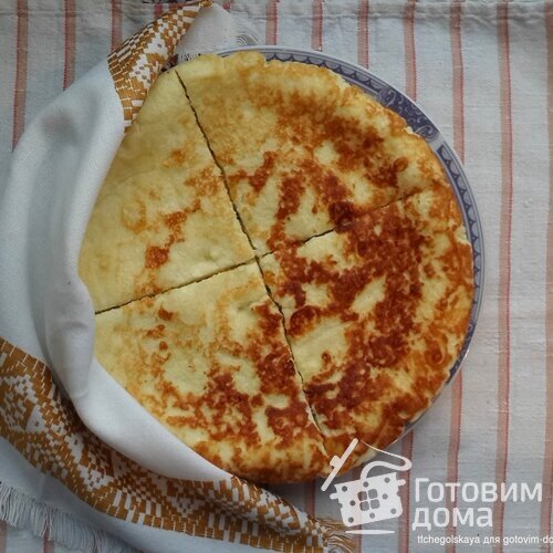Ленивый хачапури на сковороде